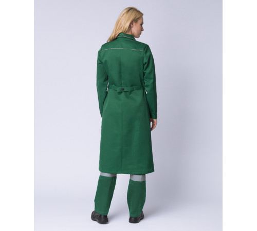 Халат женский ИТР (тк.Смесовая,210), зеленый