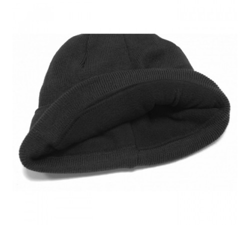 Шапка трикотажная двойная Фрост, черный