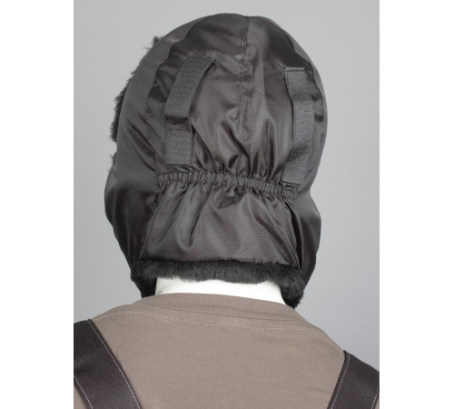 Шапка Евро Ушанка, черный