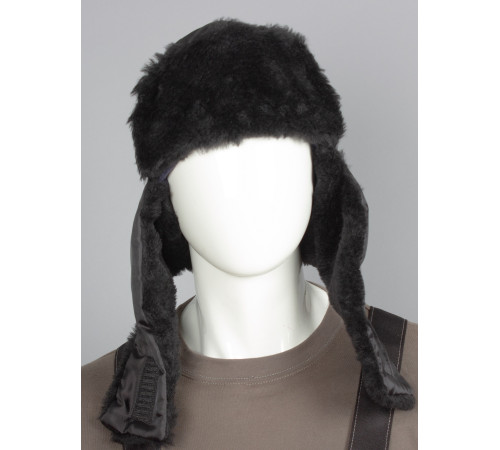 Шапка Евро Ушанка, черный