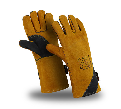 Перчатки Manipula Specialist® Флагман (спилок/джинса+флис), SPL-74/TG-692