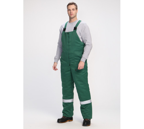 Полукомбинезон зимний Экспертный-Люкс (Смесовая, 210), зеленый
