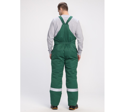 Полукомбинезон зимний Экспертный-Люкс (Смесовая, 210), зеленый