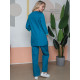 Женский костюм Вояж (ткань ТиСи), морская волна