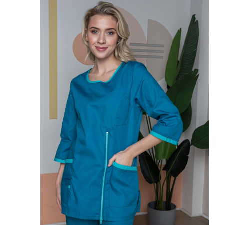 Женский костюм Вояж (ткань ТиСи), морская волна