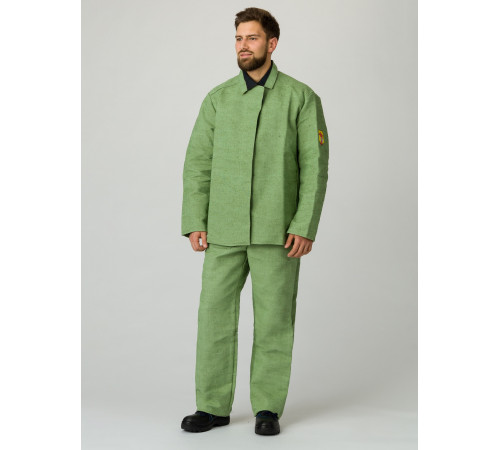 Костюм сварщика 1 кл.защиты (тк.Брезент, 480),хаки