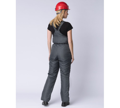 Полукомбинезон зимний женский Снежана (Дюспо), темно-серый