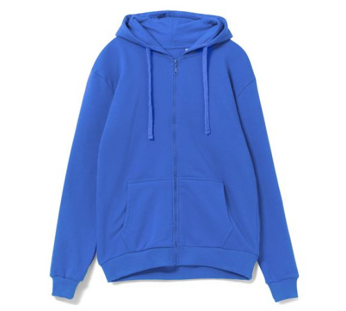 Толстовка на молнии с капюшоном Siverga Heavy 2.0, ярко-синий
