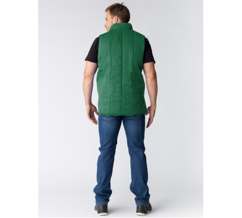Жилет утепленный Универсальный (тк.Смесовая,210), зеленый
