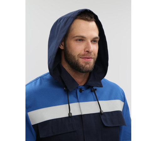 Костюм Эксперт-Антистат МВО NEW (тк.Смесовая,250) п/к, т.синий/васильковый