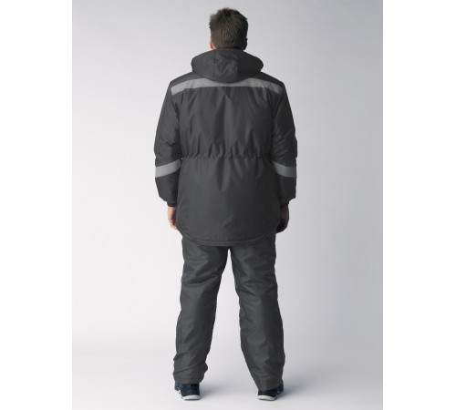 Куртка зимняя Прогресс (тк.Оксфорд), т.серый