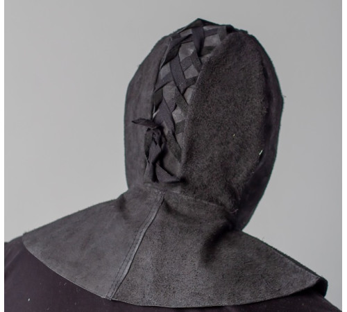 Подшлемник спилковый, черный