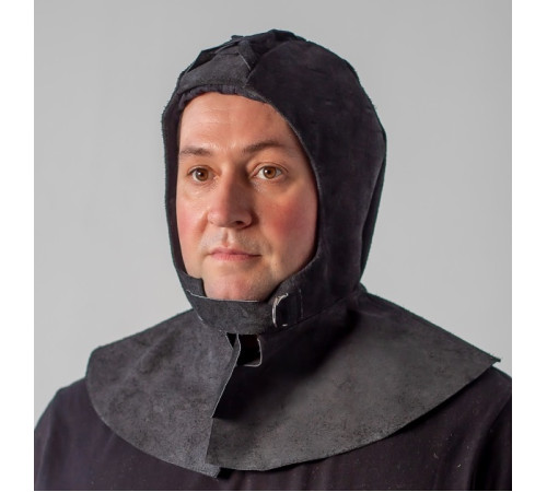 Подшлемник спилковый, черный