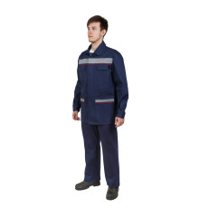 Костюм Профессионал СОП NEW (тк.Саржа,230) п/к, т.синий
