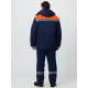 Костюм зимний Труженик-Ультра-2 (тк.Смесовая,210) п/к, т.синий/оранжевый