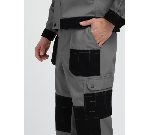 Костюм Вест IMP (тк.Канвас,260) брюки, т.серый/черный