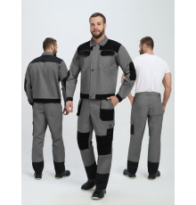 Костюм Вест IMP (тк.Канвас,260) брюки, т.серый/черный