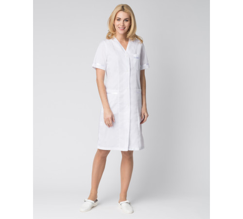 Халат женский Светлана (тк.ТиСи), белый