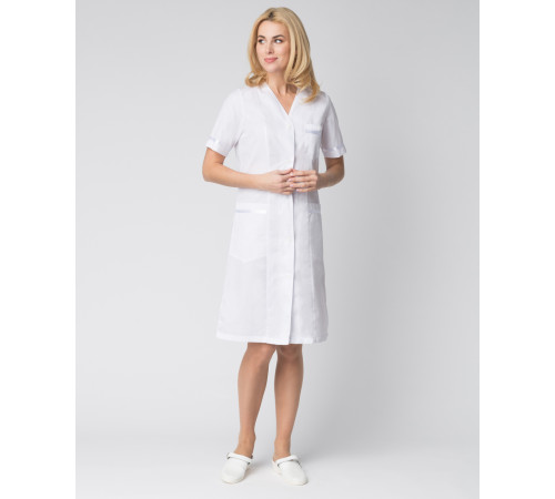 Халат женский Светлана (тк.ТиСи), белый