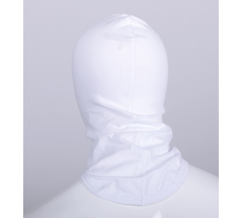 Подшлемник открытое лицо (тк.Кулирка/лайкра), белый