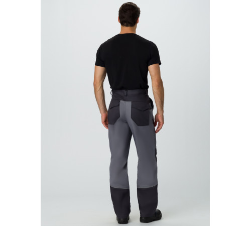 Брюки Лидер IMP (тк.Смесовая,240), т.серый/св.серый