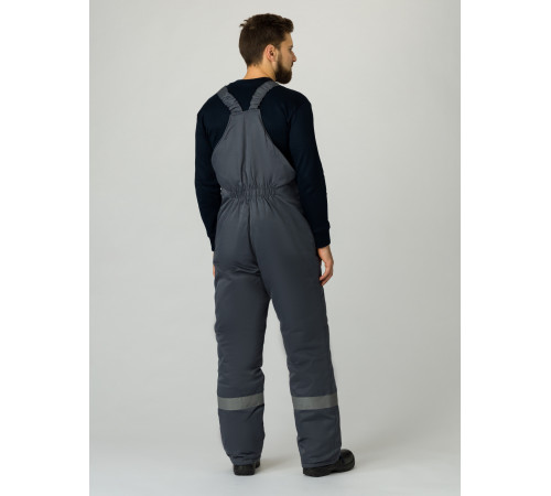 Полукомбинезон зимний Экспертный-Люкс (тк.Смесовая,210), т.серый