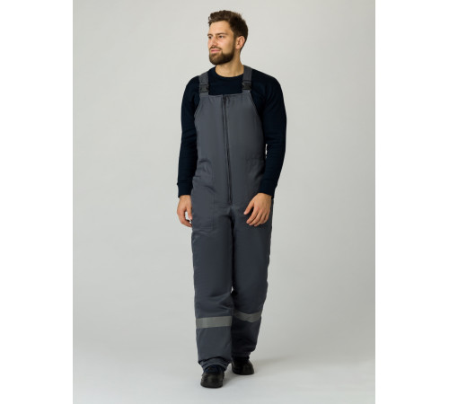 Полукомбинезон зимний Экспертный-Люкс (тк.Смесовая,210), т.серый