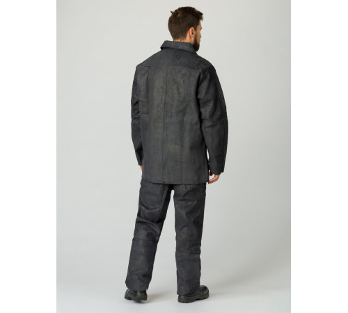 Костюм сварщика цельноспилковый 2 кл.защиты(Спилок 0,9-1,2), черный