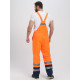 Костюм Дорожник (тк.Смесовая,210) п/к, оранжевый/т.синий