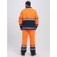 Костюм Дорожник (тк.Смесовая,210) п/к, оранжевый/т.синий