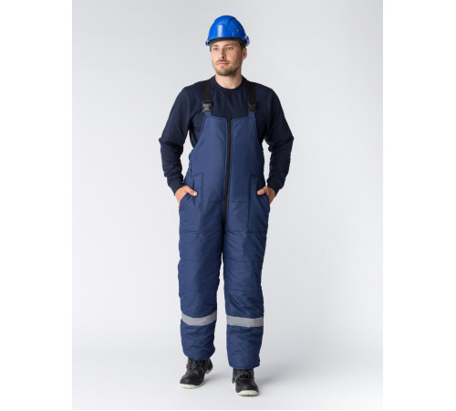 Костюм зимний Беркут (Таслан) п/к, темно-синий/черный