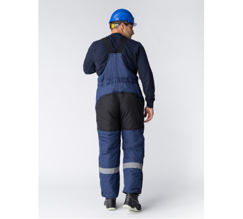 Костюм зимний Беркут (Таслан) п/к, темно-синий/черный