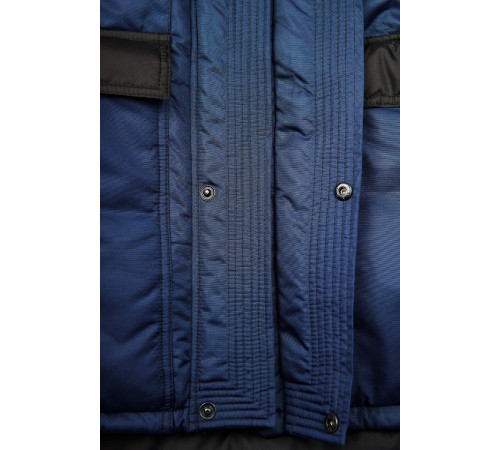 Костюм зимний Беркут (Таслан) п/к, темно-синий/черный