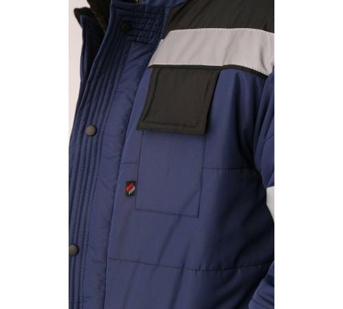 Костюм зимний Беркут (Таслан) п/к, темно-синий/черный