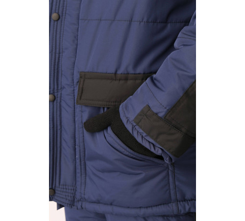 Костюм зимний Беркут (Таслан) п/к, темно-синий/черный