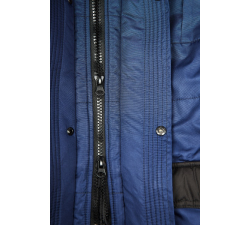 Костюм зимний Беркут (Таслан) п/к, темно-синий/черный