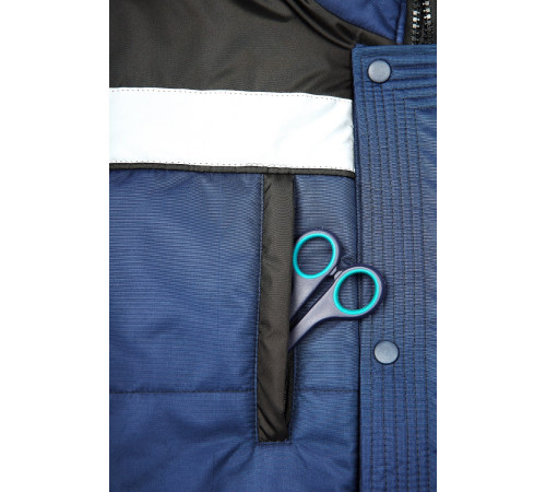 Костюм зимний Беркут (Таслан) п/к, темно-синий/черный