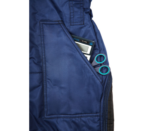 Костюм зимний Беркут (Таслан) п/к, темно-синий/черный