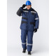 Костюм зимний Беркут (Таслан) п/к, темно-синий/черный