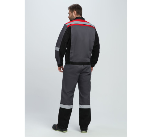 Костюм Виват-1 Премиум IMP (тк.Смесовая,240) брюки, т.серый/черный/красный Костюм Виват-1 Премиум IMP (тк.Смесовая,240) брюки, т.серый/черный/красный