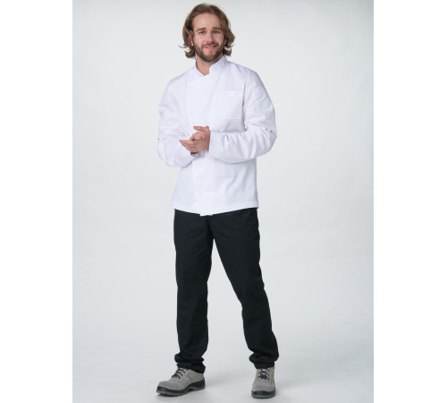 Китель повара Гастро (тк.Смесовая,160), белый