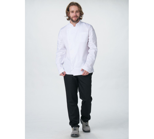 Китель повара Гастро (тк.Смесовая,160), белый