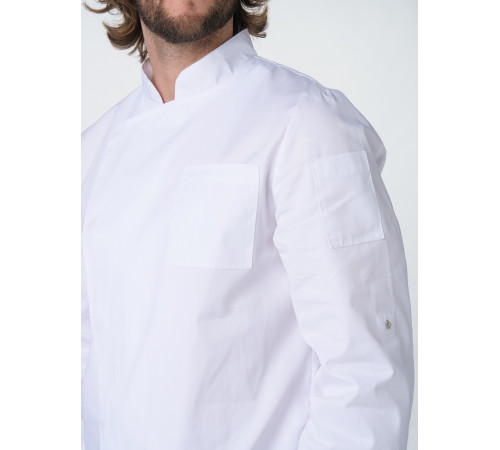 Китель повара Гастро (тк.Смесовая,160), белый