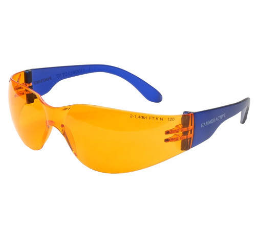 Очки открытые РОСОМЗ™ 015 HAMMER ACTIVЕ StrongGlass (2-1,4 PC), 11550
