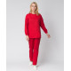 Женский костюм ХАССП-Стандарт (ткань Оптима, 160), красный