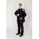Костюм сварщика с усилением Арсенал-СОП 3 кл.защиты (тк.Хлопок-ОП,490) брюки, черный