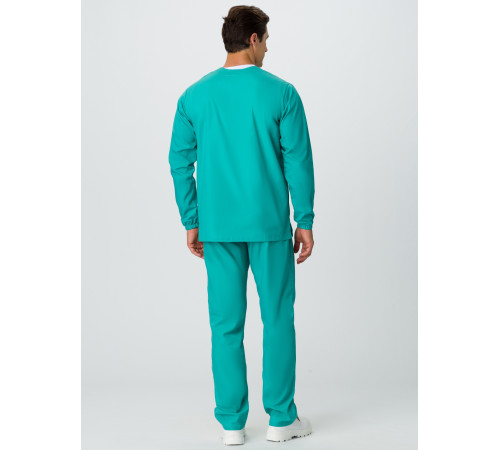 Мужской костюм ХАССП-База (ткань ТиСи, 120), бирюзовый