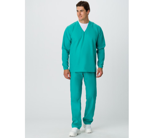 Мужской костюм ХАССП-База (ткань ТиСи, 120), бирюзовый