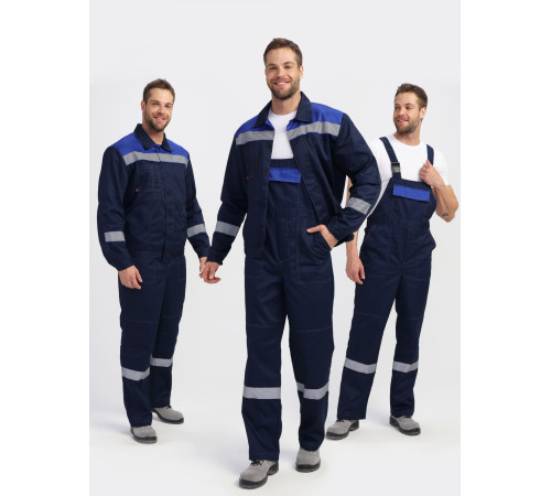Костюм Легион Премиум-2 СОП (тк.Смесовая,240) п/к, т.синий/васильковый