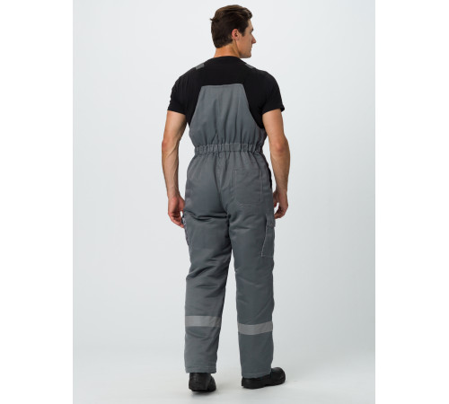 Костюм зимний Титан (тк.Смесовая,210) п/к, серый/св.серый